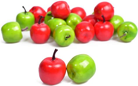 bag fake red apples|artificial apples for decorating.